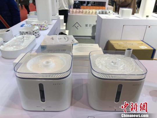 宠物自动饮水机。 朱晓颖 摄 宠物自动饮水机。 朱晓颖 摄