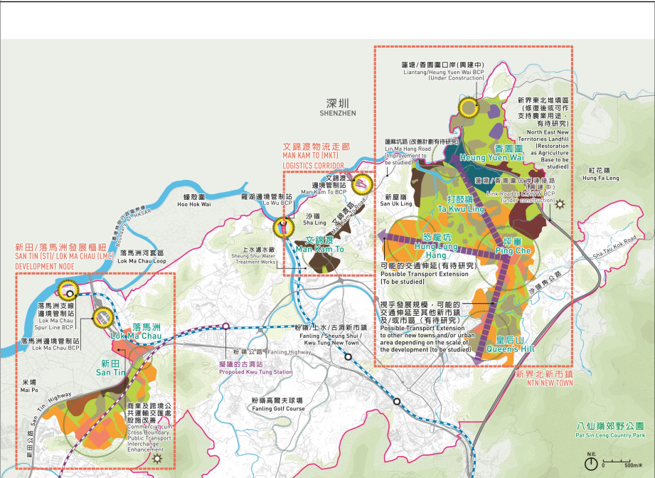 深港双城融合再进一步！香港申请10亿港元，规划近1500公顷土地，发展创科、物流走廊